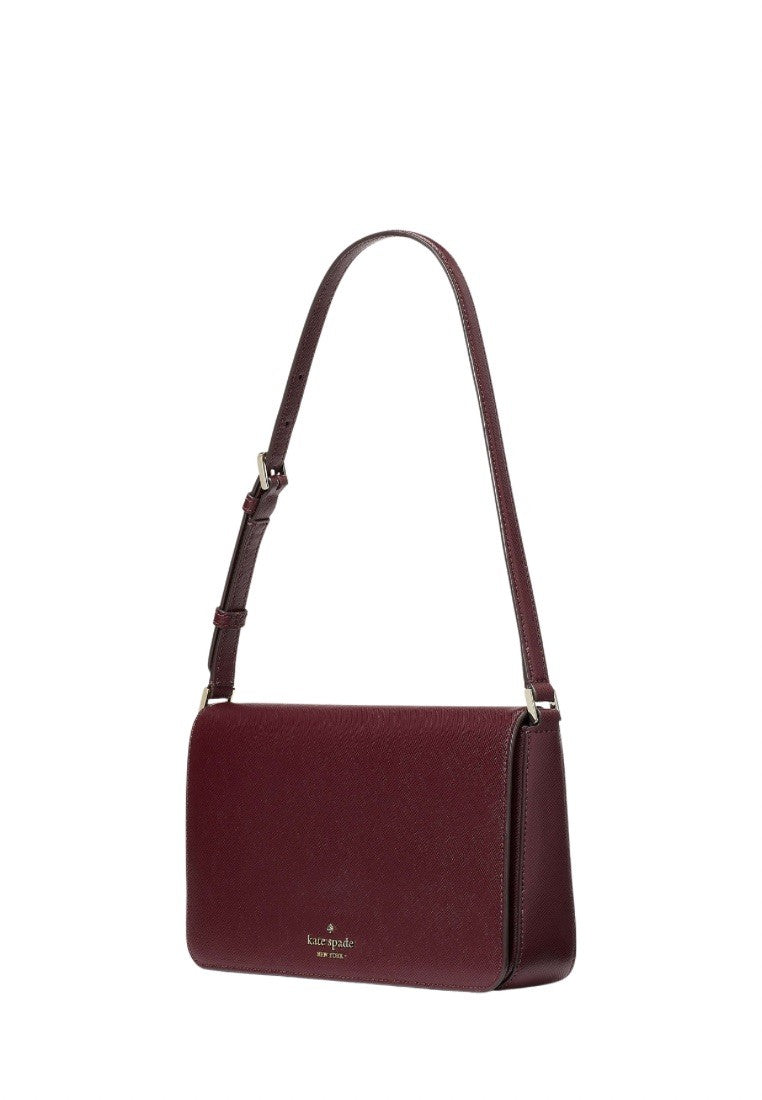 Staci Flap Shoulder Bag Grenache