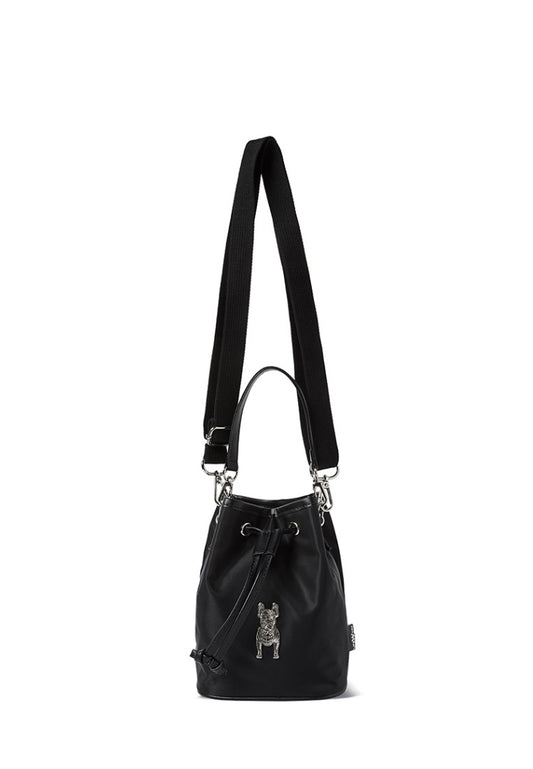 Jacquard 2WAY Mini Bucket Bag Black