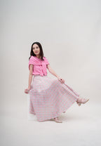 2 Way Cape Layered Knit