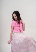 2 Way Cape Layered Knit