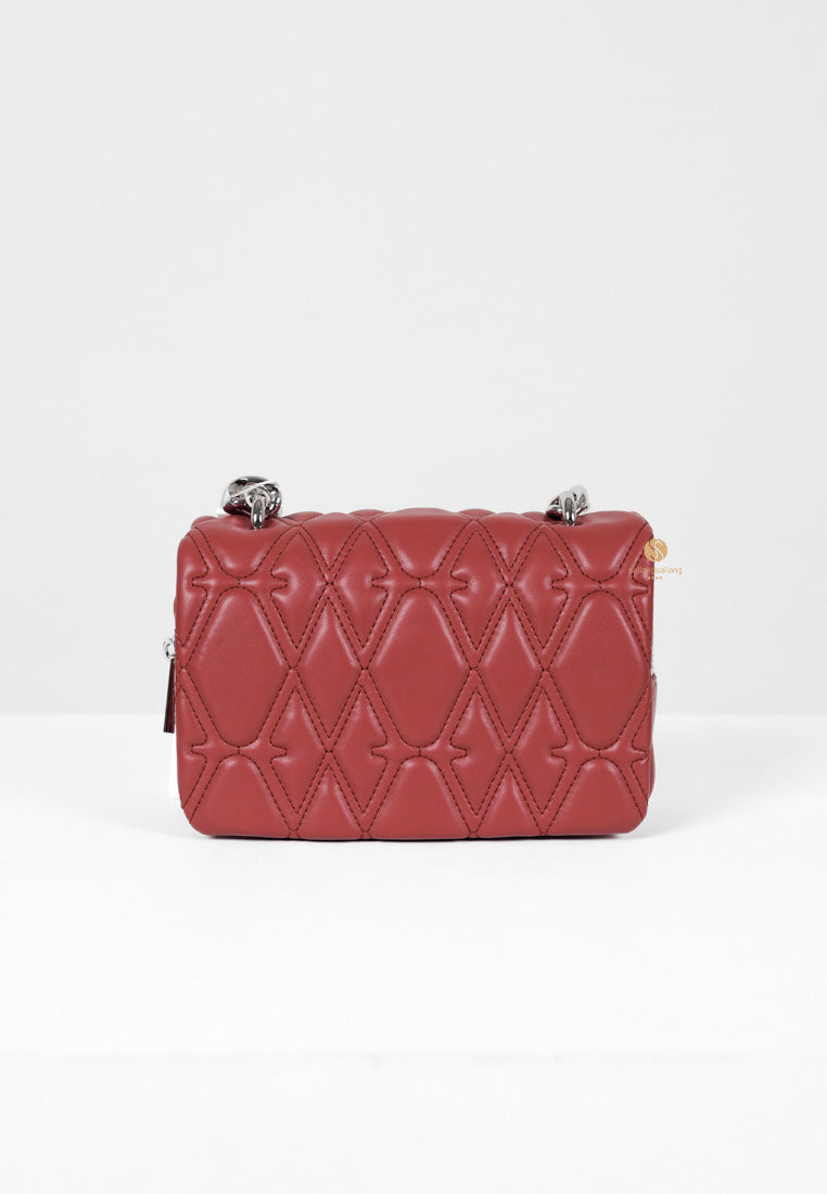 [DEFECT SALE 376] NORA CROSSBODY - WINE RED