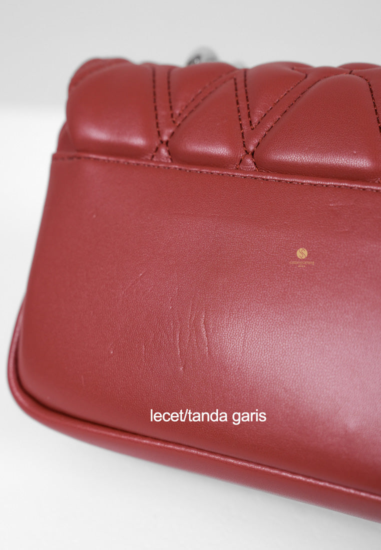 [DEFECT SALE 376] NORA CROSSBODY - WINE RED