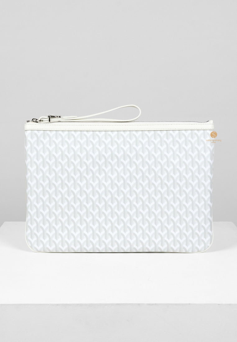 [DEFECT SALE 381] DT CLUTCH BAG WHITE