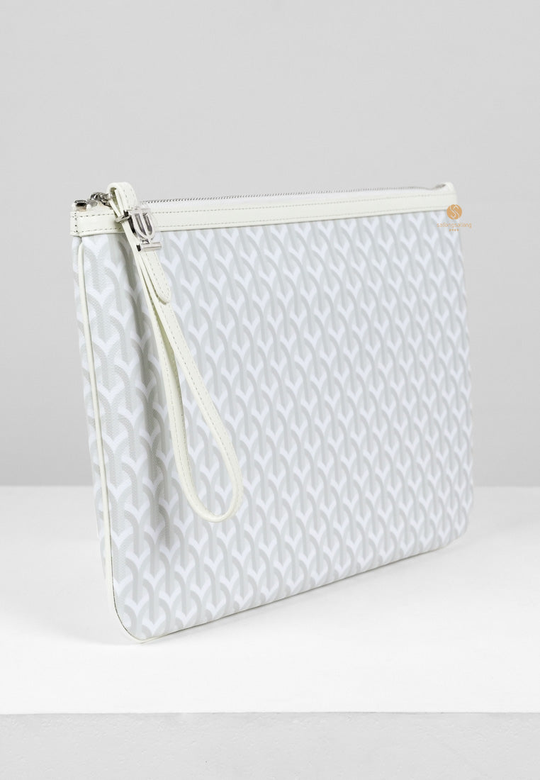 [DEFECT SALE 381] DT CLUTCH BAG WHITE