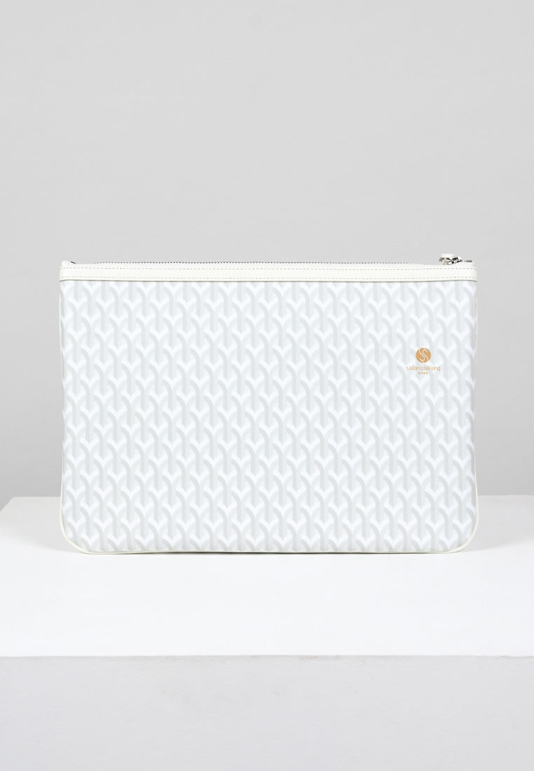 [DEFECT SALE 381] DT CLUTCH BAG WHITE