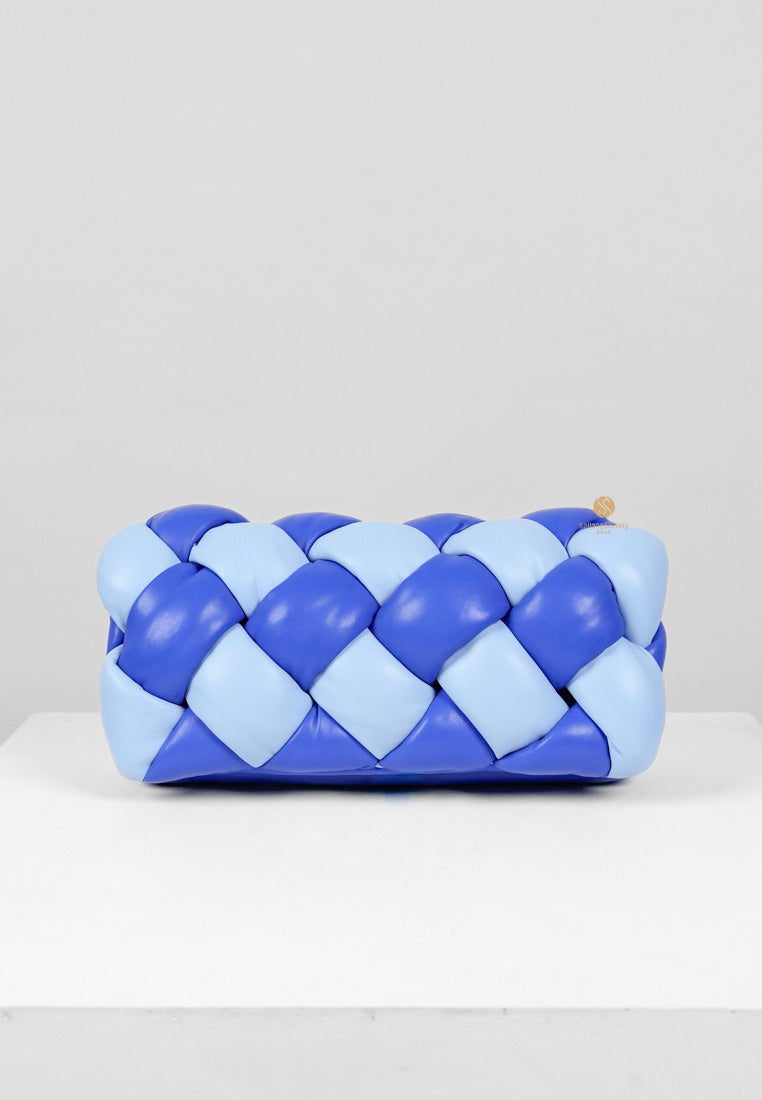 [DEFECT SALE 380] Maze Shoulder Bag - Classic Blue & Ice