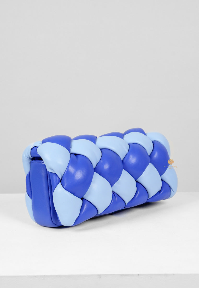 [DEFECT SALE 380] Maze Shoulder Bag - Classic Blue & Ice