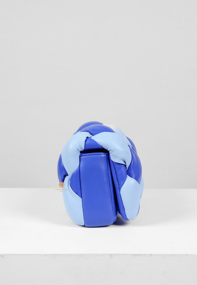 [DEFECT SALE 380] Maze Shoulder Bag - Classic Blue & Ice