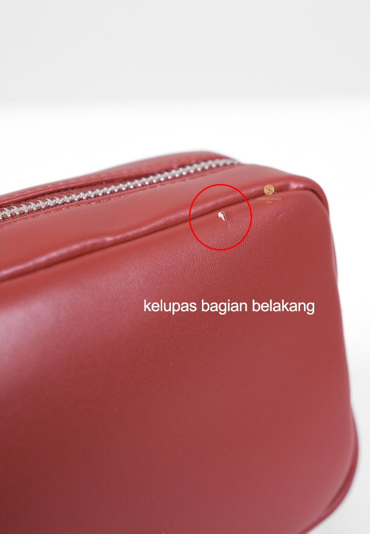 [DEFECT SALE 384] NORA CROSSBODY - WINE RED
