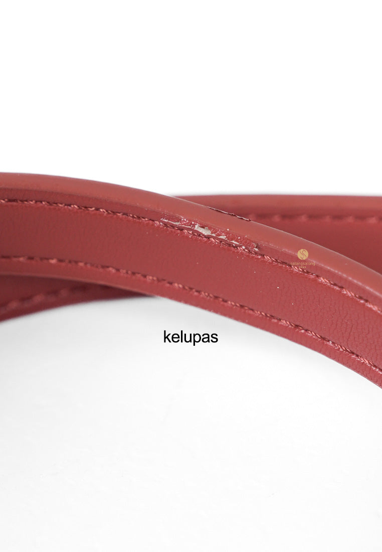 [DEFECT SALE 384] NORA CROSSBODY - WINE RED