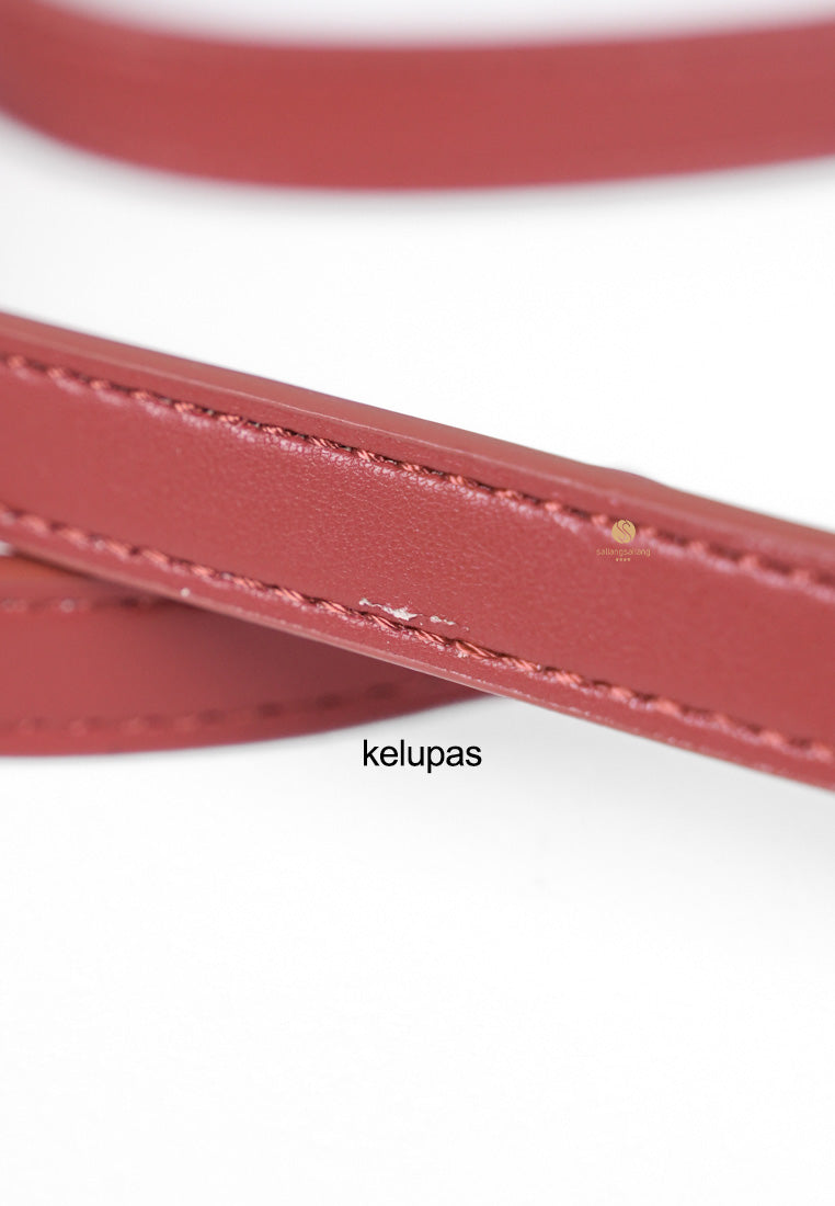[DEFECT SALE 384] NORA CROSSBODY - WINE RED