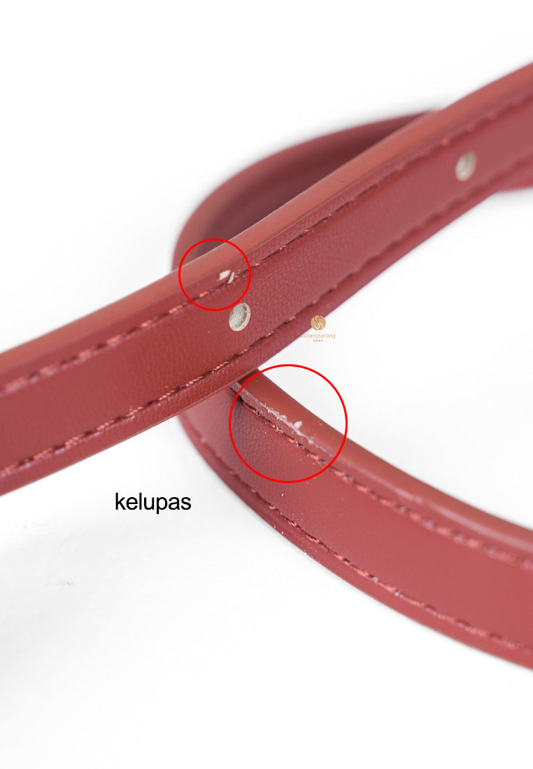 [DEFECT SALE 384] NORA CROSSBODY - WINE RED