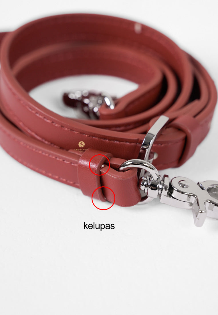 [DEFECT SALE 385] NORA CROSSBODY - WINE RED
