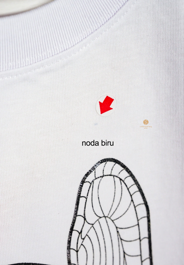 [DEFECT SALE 393] Silver Big Radog T-Shirt White size XS