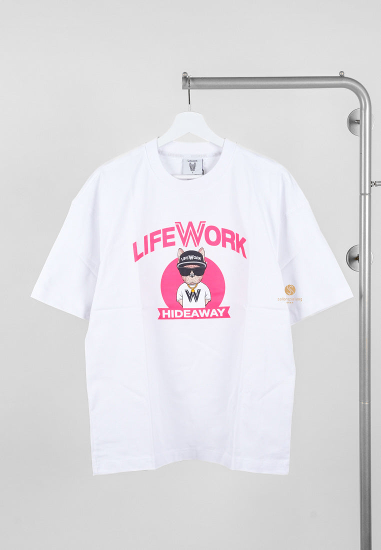 [DEFECT SALE 394] Front Circle white size S