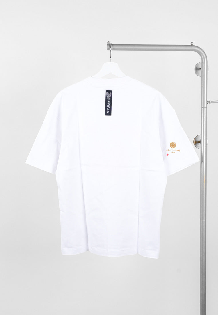 [DEFECT SALE 394] Front Circle white size S