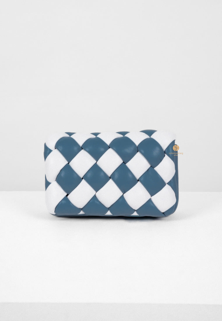 [DEFECT SALE 396] MAZE - WHITE & BLUE