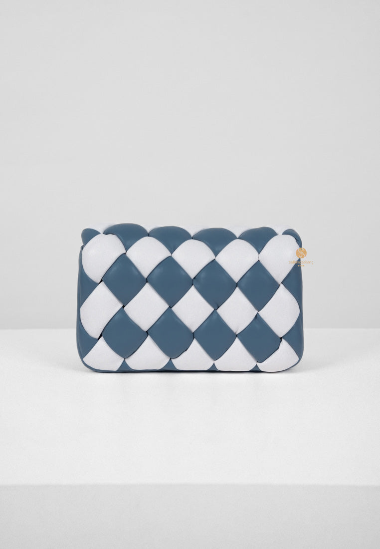 [DEFECT SALE 396] MAZE - WHITE & BLUE