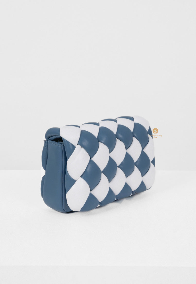 [DEFECT SALE 398] MAZE - WHITE & BLUE