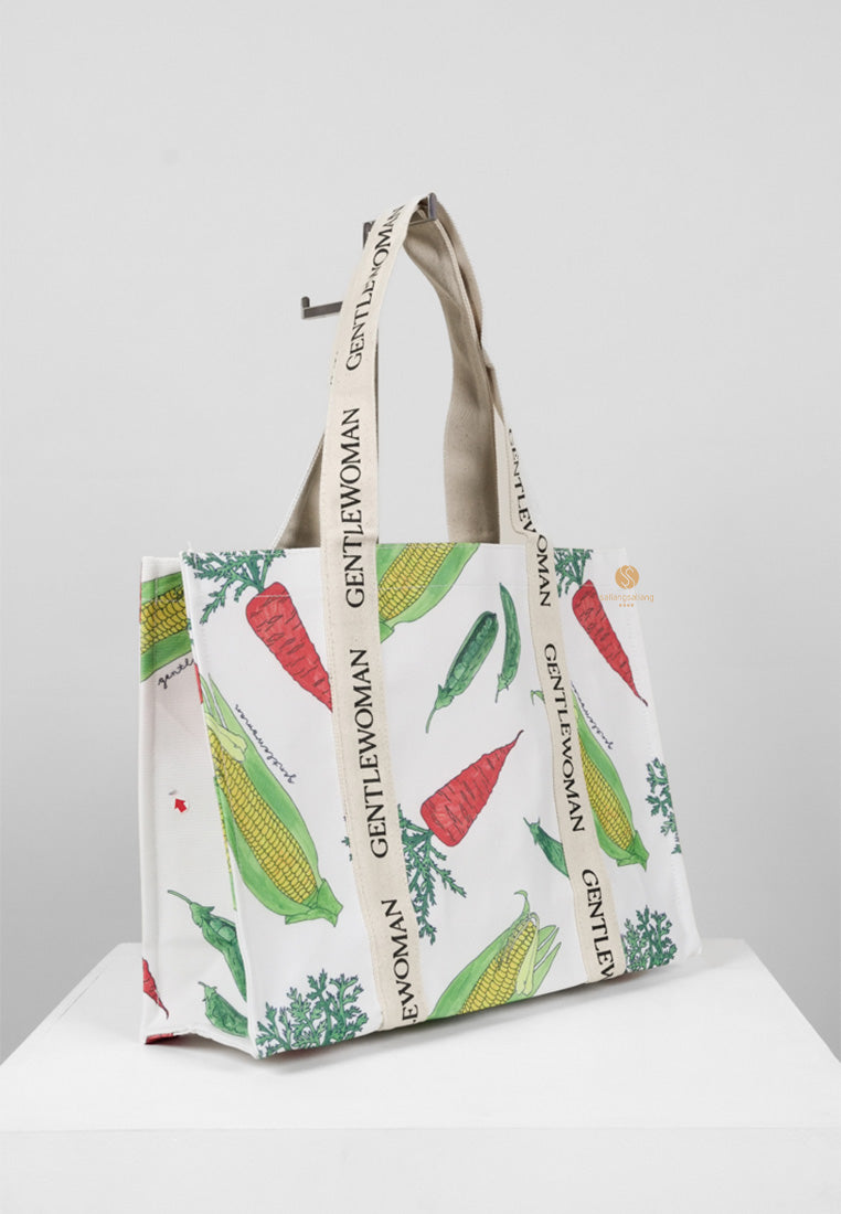 [DEFECT SALE 400] Grandma's Garden Box Tote