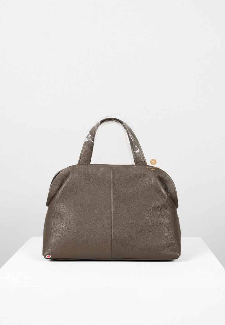 [DEFECT SALE 407] PAVE TOTE BAG mud brown
