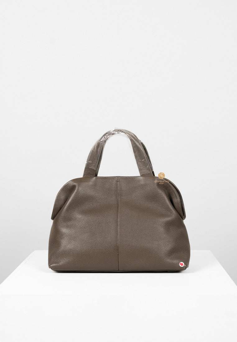 [DEFECT SALE 408] PAVE TOTE BAG mud brown