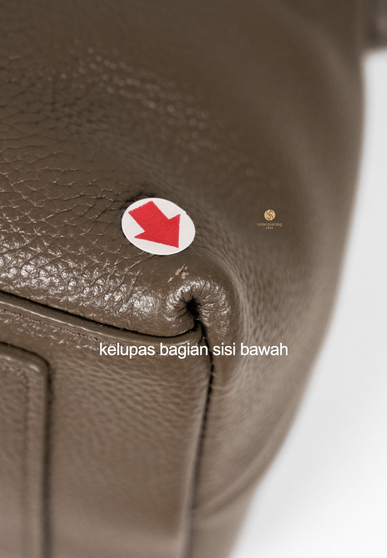 [DEFECT SALE 408] PAVE TOTE BAG mud brown
