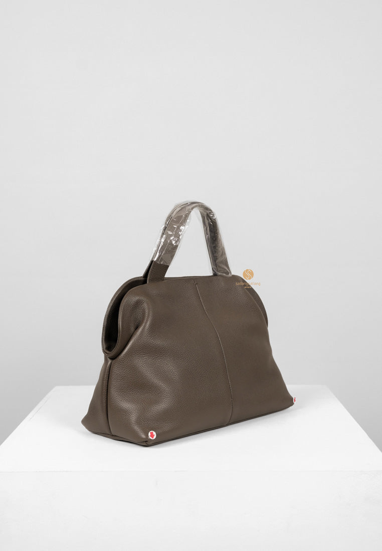 [DEFECT SALE 409] PAVE TOTE BAG mud brown