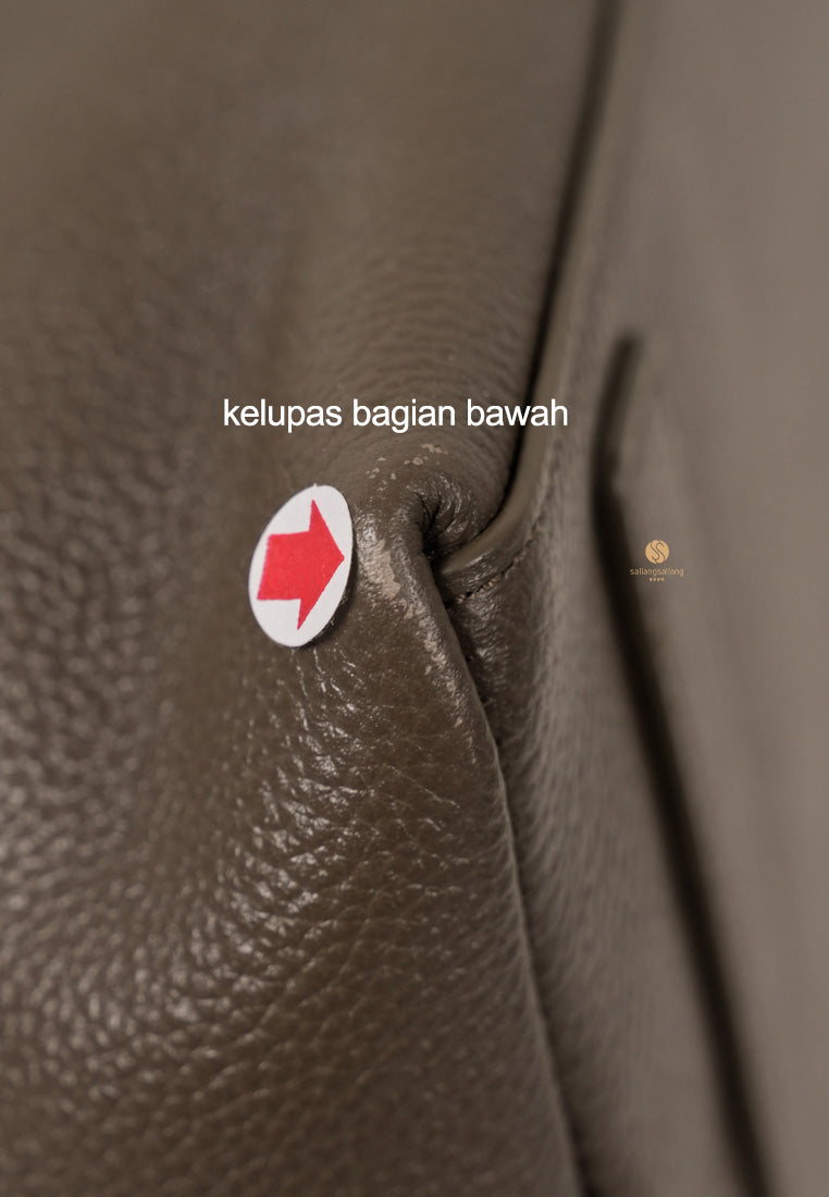[DEFECT SALE 409] PAVE TOTE BAG mud brown