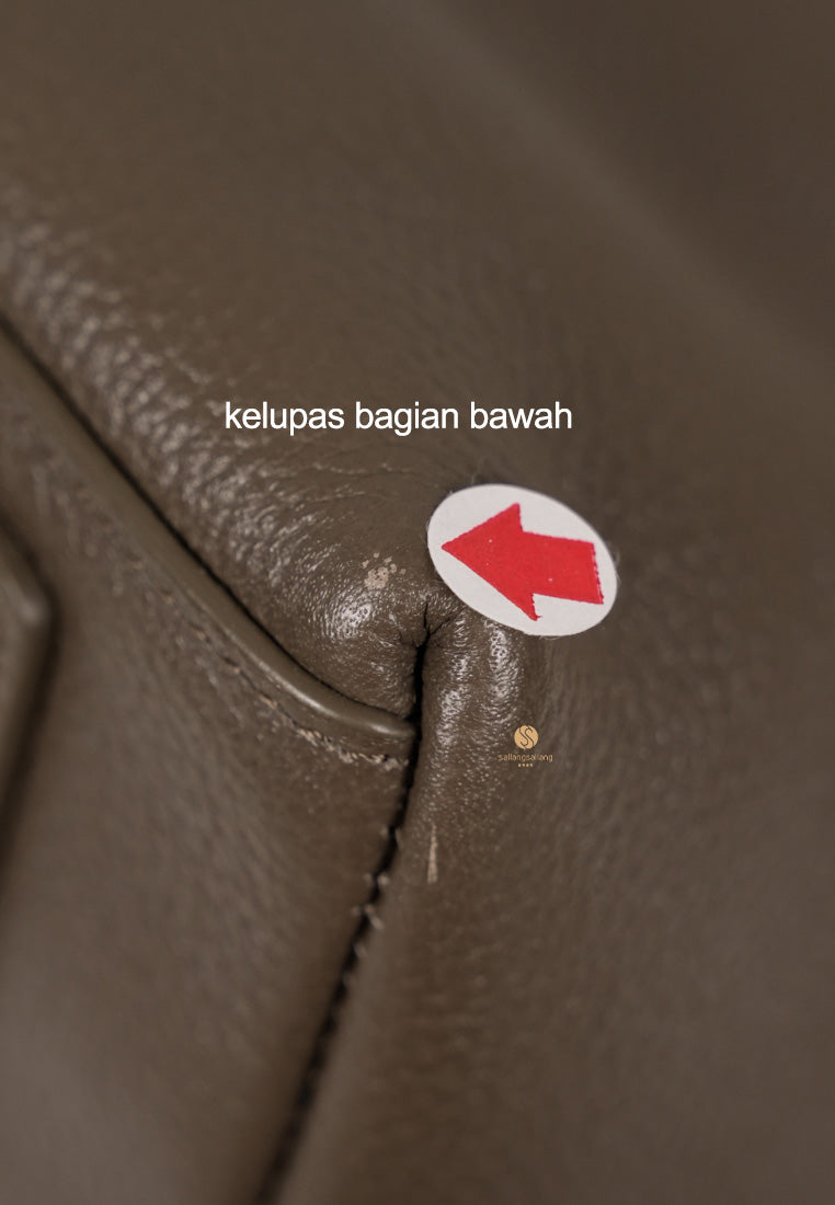[DEFECT SALE 409] PAVE TOTE BAG mud brown