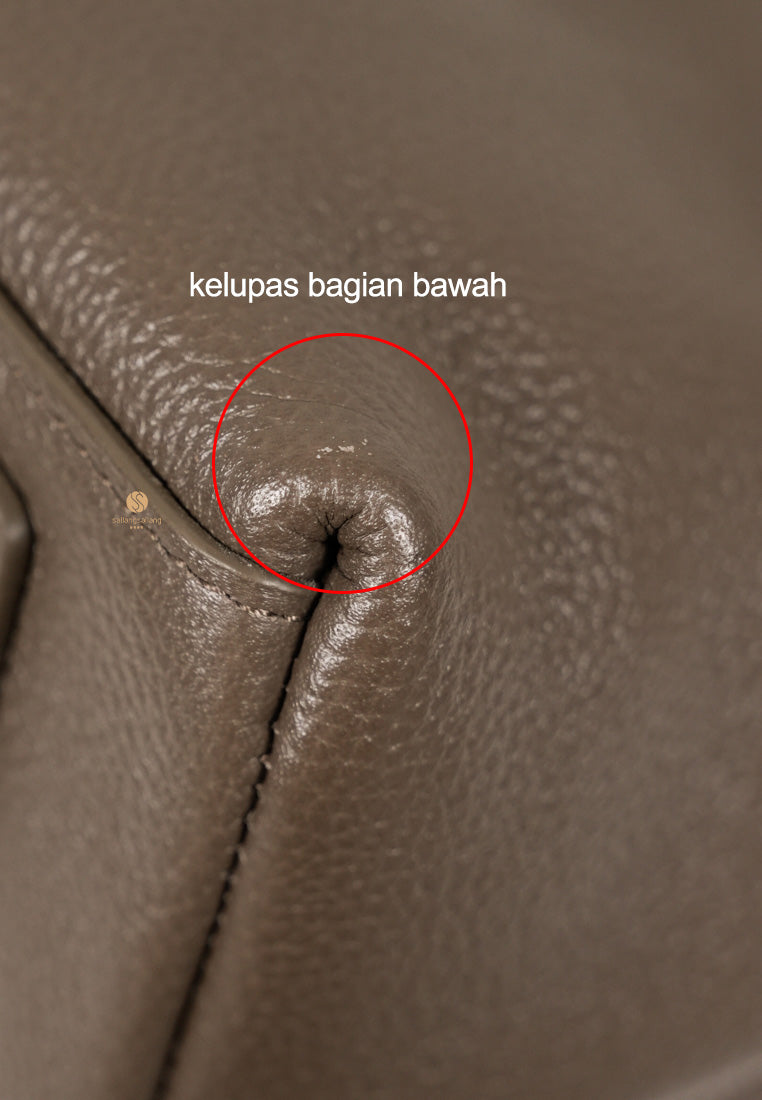 [DEFECT SALE 409] PAVE TOTE BAG mud brown
