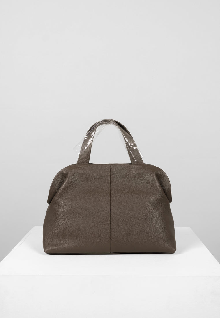[DEFECT SALE 410] PAVE TOTE BAG mud brown