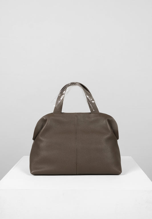 [DEFECT SALE 410] PAVE TOTE BAG mud brown