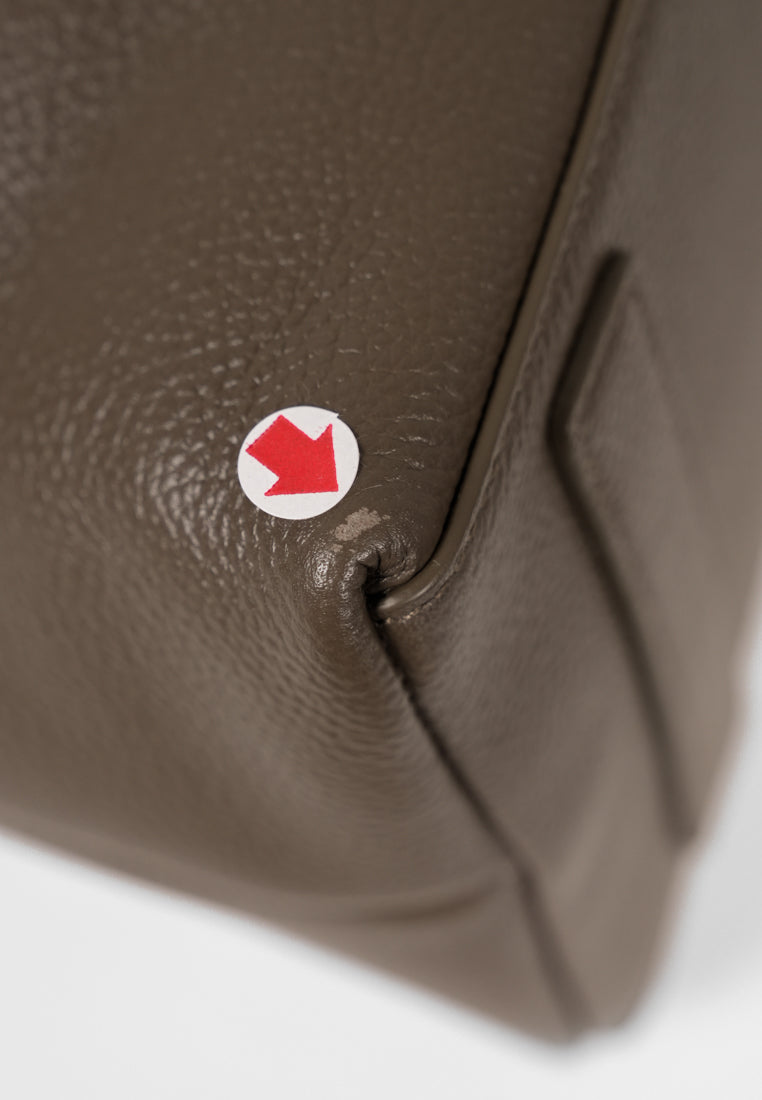 [DEFECT SALE 410] PAVE TOTE BAG mud brown