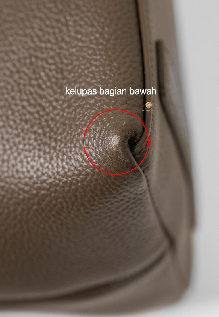 [DEFECT SALE 412] PAVE TOTE BAG mud brown