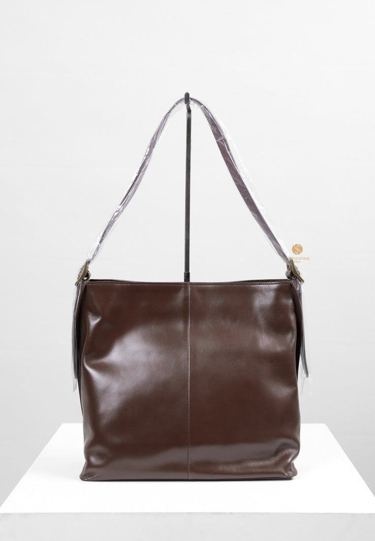 [DEFECT SALE 421] ARETE BAG oak brown