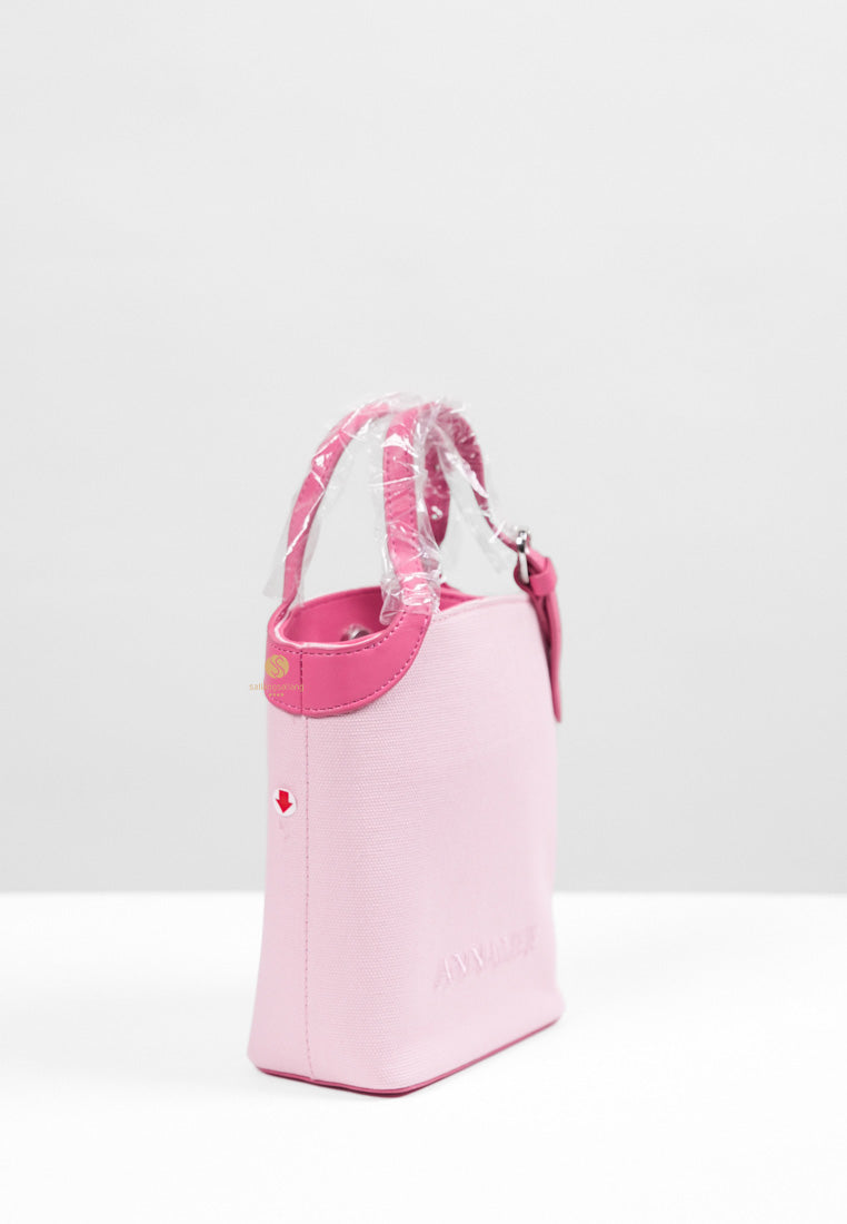 [DEFECT SALE 424] Aileen Canvas Bag S Pink
