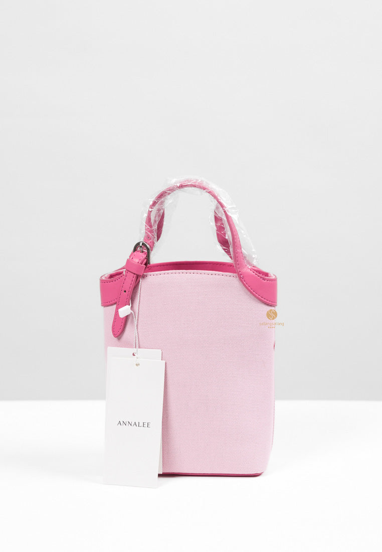 [DEFECT SALE 424] Aileen Canvas Bag S Pink