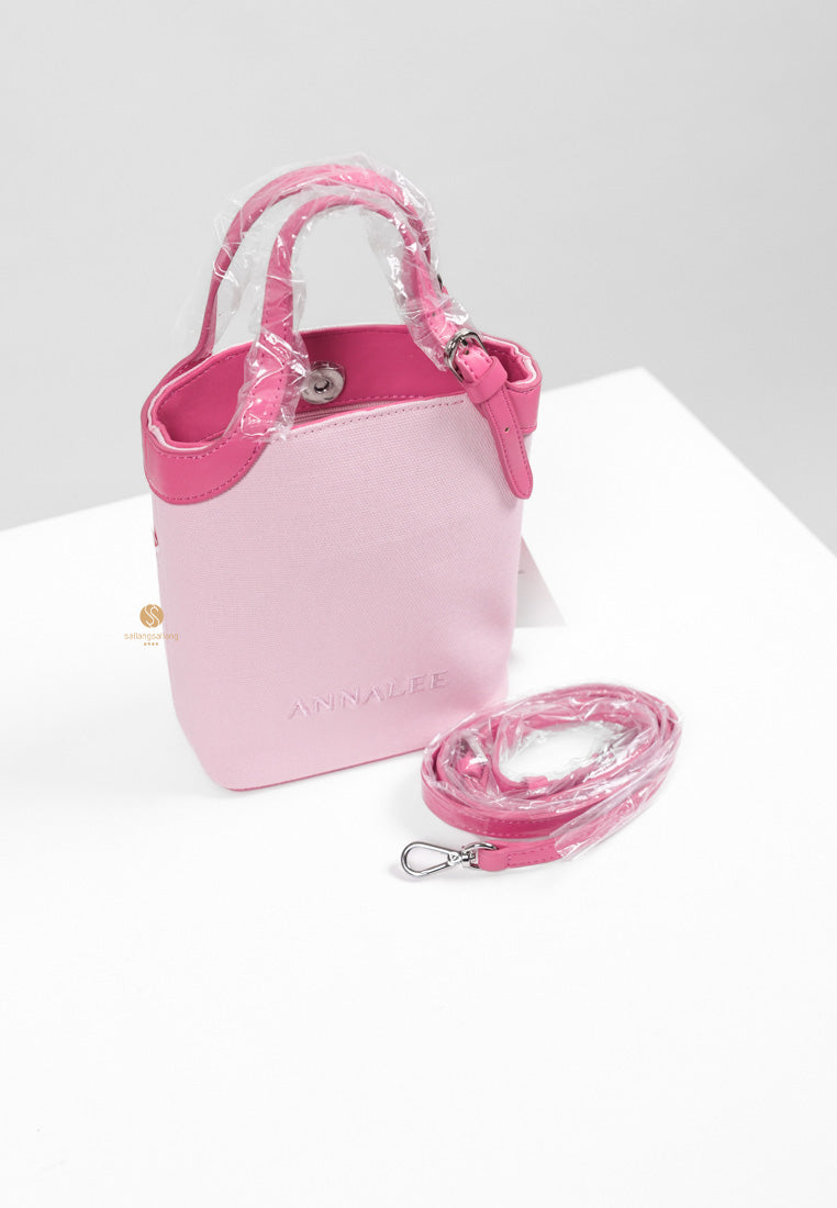 [DEFECT SALE 424] Aileen Canvas Bag S Pink