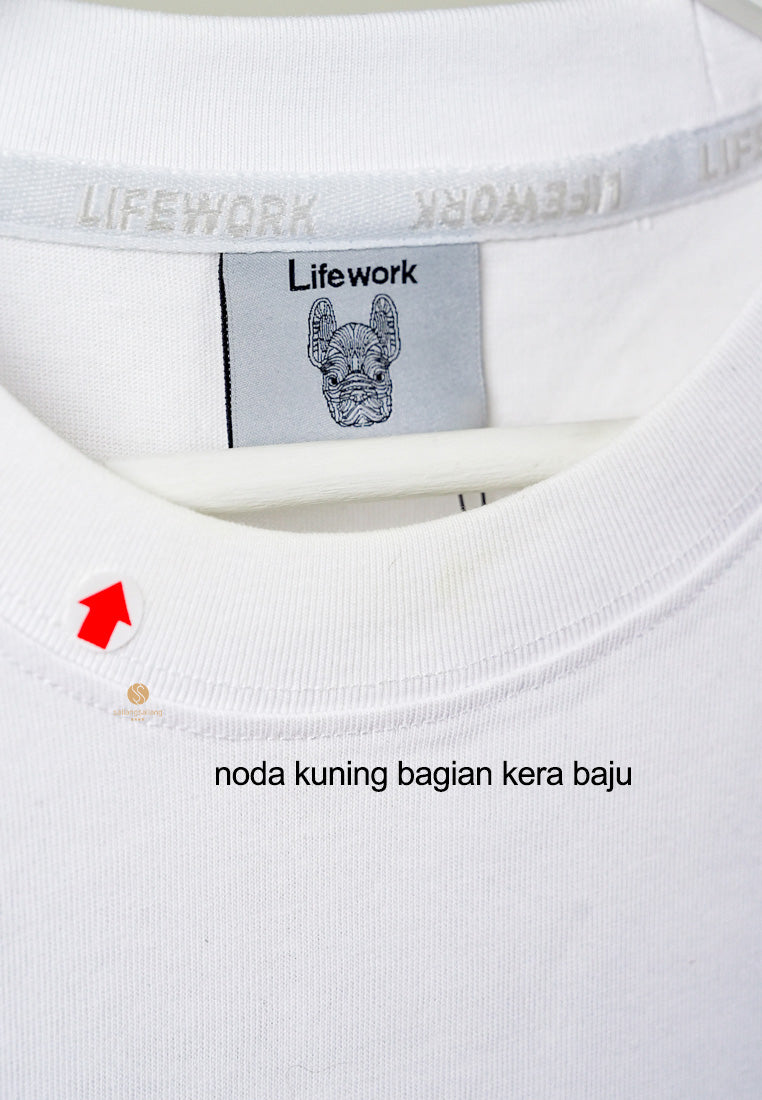 [DEFECT SALE 429] Small Radog T-Shirt white size M