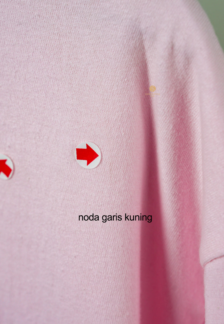 [DEFECT SALE 433] T-Shirt Sliding Bear Pink size L