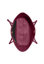 City Tote In Signature Canvas Black Cherry