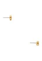 Double Bow Studs Gold