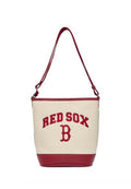 Varsity Basic Canvas Bucket Bag BOSTON RED SOX cream