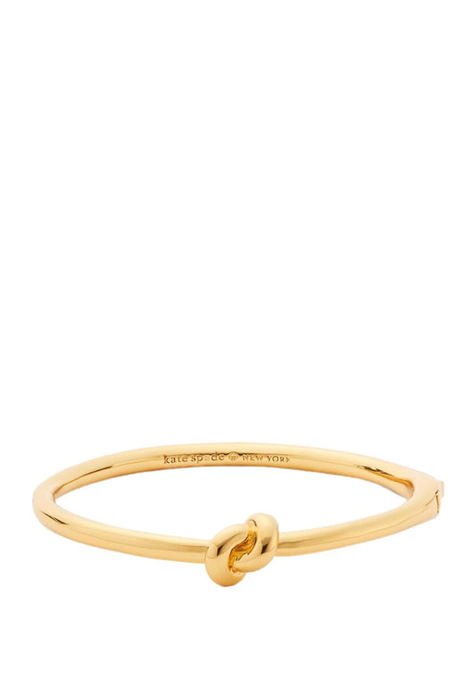 Sailor's Knot Hinge Bangle Gold