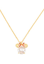 Disney X Kate Spade New York Minnie Pendant Necklace Clear Multi