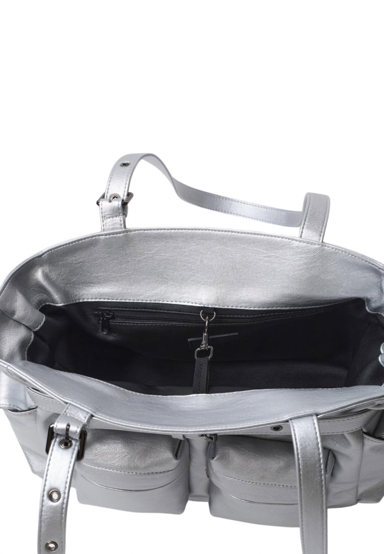 Pocket Corset Bag M Chrome