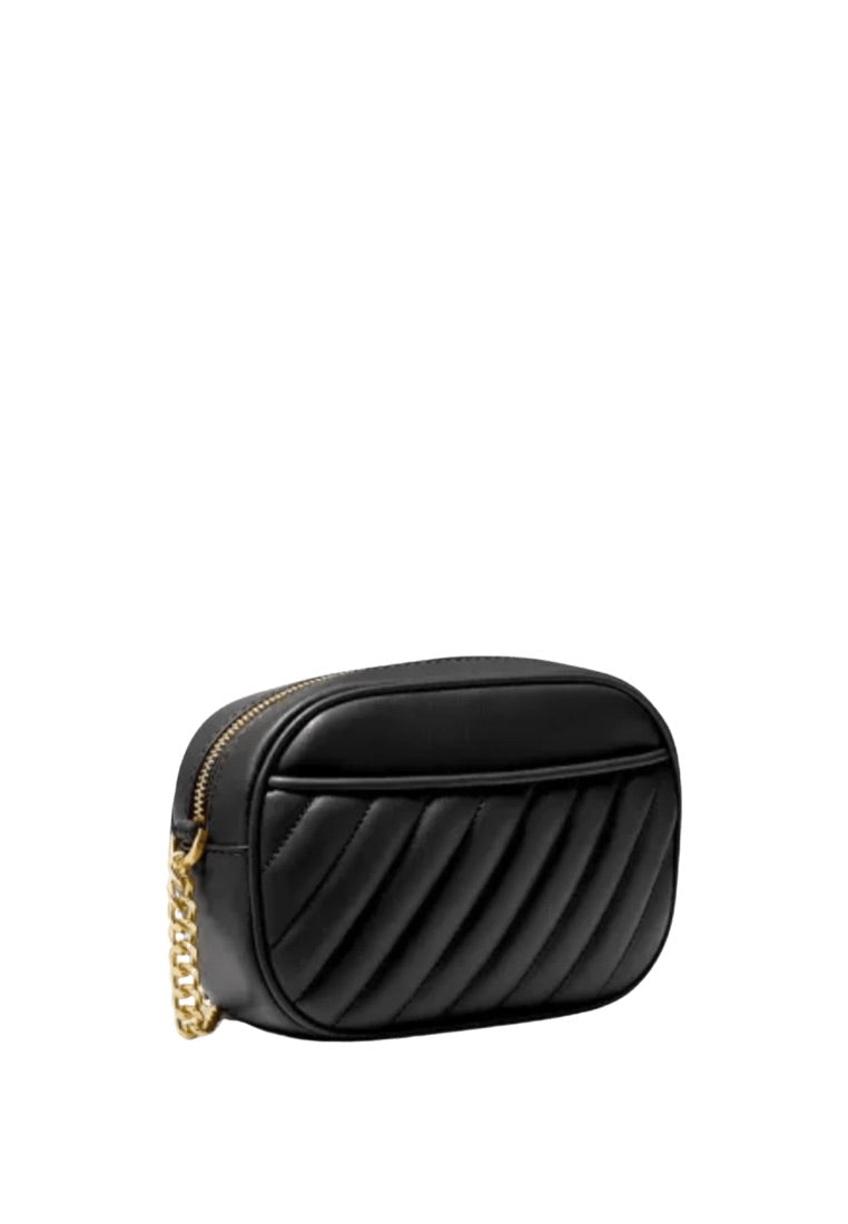 Small Oval Camera Crossbody Black