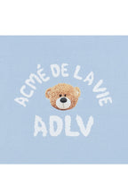 Teddy Bear (Bear Doll) Short Sleeve T-Shirt Sky Blue