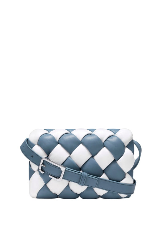 Maze Bag - White & Blue